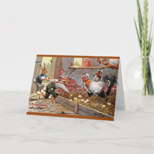 Tarjeta Festiva ¡Tarjeta de Arturo Thiele pascua - los conejitos