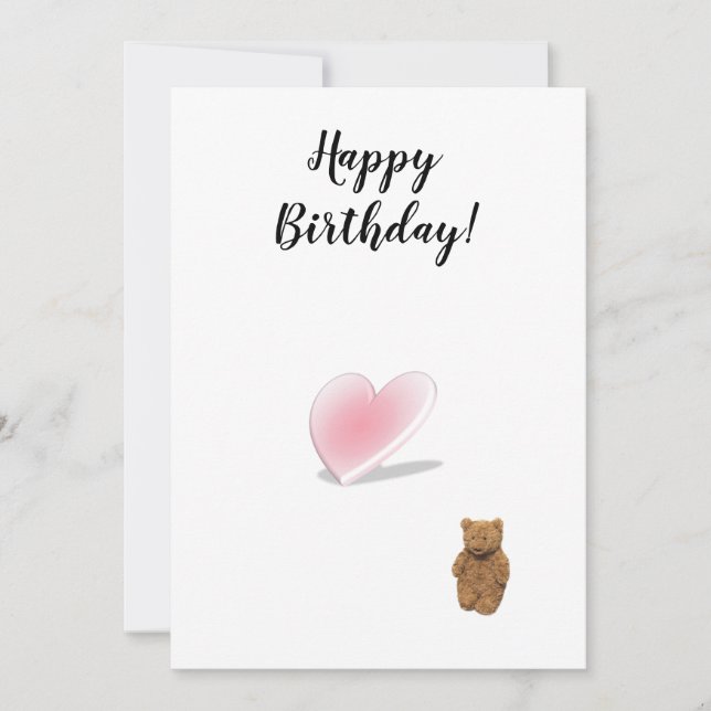 Tarjeta Festiva ¡Tarjeta de cumpleaños! (Anverso)