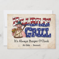 ¡Tarjeta de felicitación HillBilly Grill Dinamarca
