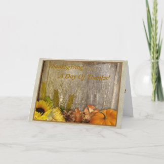 Tarjeta Festiva ¡Tarjeta de Feliz Día de Acción de Gracias!