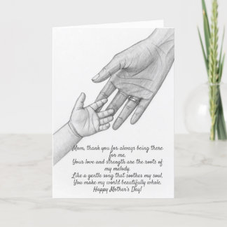 Tarjeta Festiva “Tarjeta de Feliz Día de la Madre - Te Amo Mamá 
