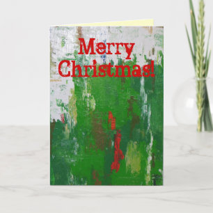 Tarjeta Festiva ¡Tarjeta de Navidades artísticos!