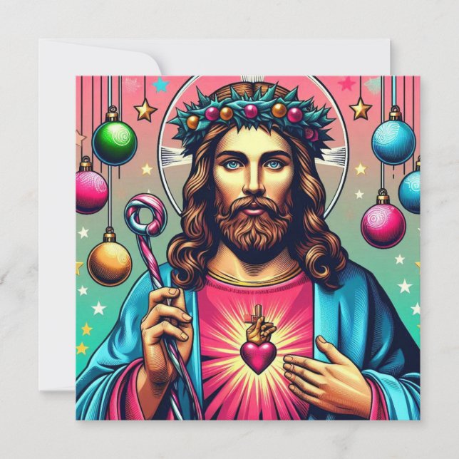 Tarjeta Festiva ¡Tarjeta de Navidades de Jesús! (Anverso)