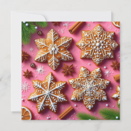 Tarjeta Festiva ¡Tarjeta de Navidades de pan de jengibre!