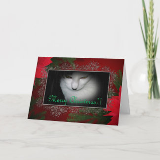 Tarjeta Festiva ¡Tarjeta de Navidades para amantes de Kitty!