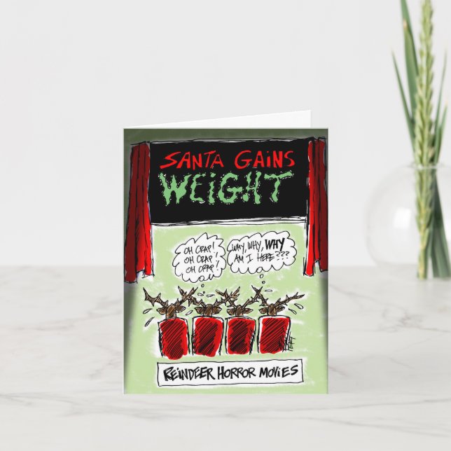 Tarjeta Festiva ¡Tarjeta de Navidades Personalizados de películas  (Anverso)