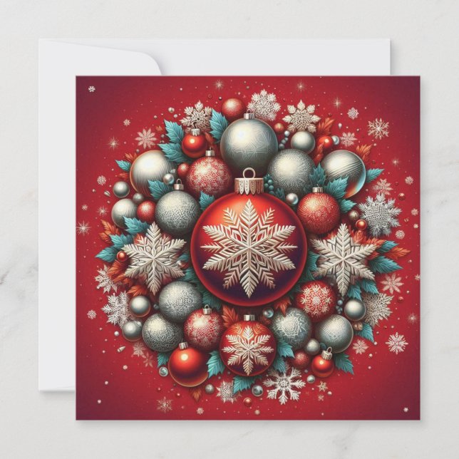 Tarjeta Festiva ¡Tarjeta de saludo de los navidades! (Anverso)