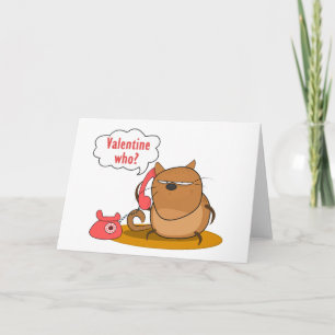 Tarjeta Festiva ¿Tarjeta del día de San Valentín quién?