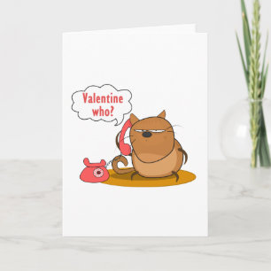 Tarjeta Festiva ¿Tarjeta del día de San Valentín quién?