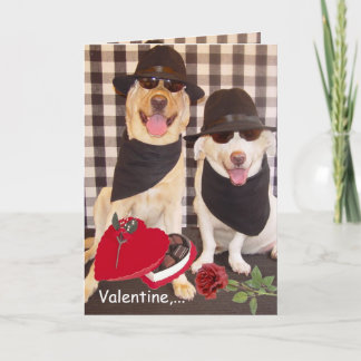 Tarjeta Festiva ¡Tarjeta del día de San Valentín, somos dos de una