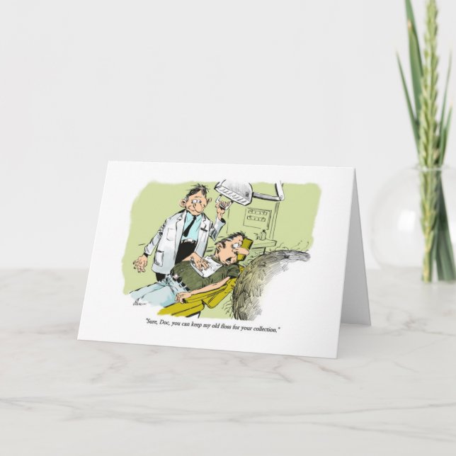 Tarjeta Festiva ¡Tarjeta el día de San Valentín para ese dentista  (Anverso)