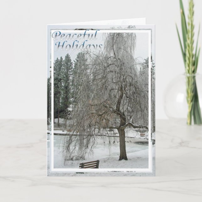 Tarjeta Festiva Tarjeta, Navidades, Año Nuevo - Vacaciones pacífic (Anverso)