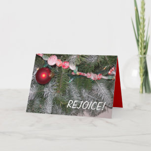 Tarjeta Festiva Tarjeta/regocijo de navidades