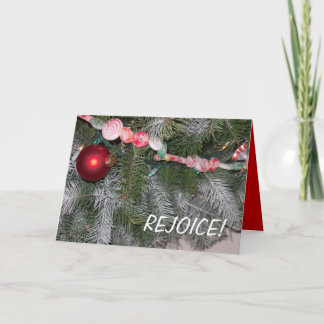 Tarjeta Festiva Tarjeta/regocijo de navidades