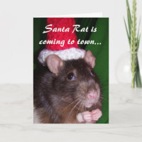 Tarjeta: Santa Rat