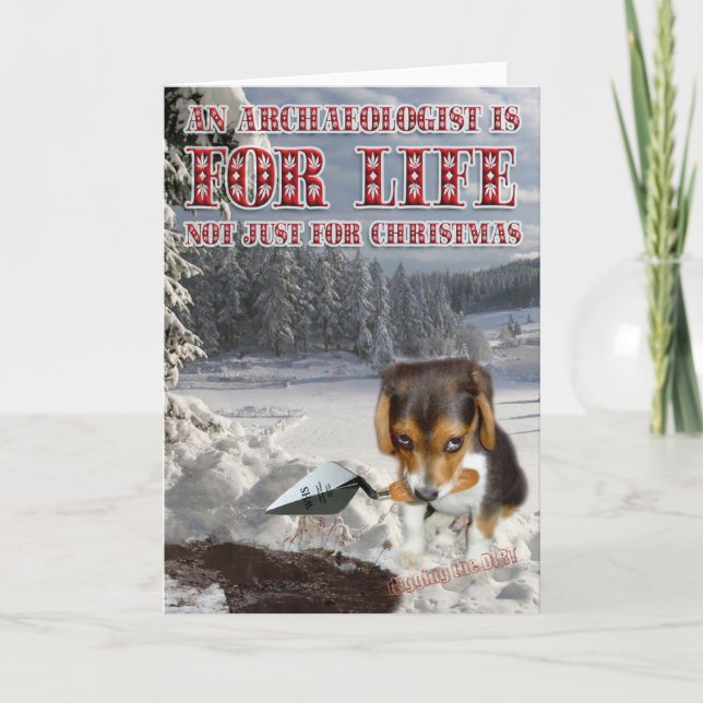 Tarjeta Festiva ¡Tarjetas de Cristmas de Digby! (Anverso)