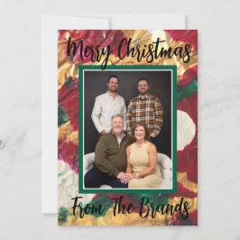 Tarjeta Festiva ¡Tarjetas de felicitación de feriado personalizado