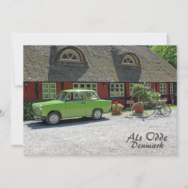 Tarjeta Festiva ¡Tarjetas De Saludo De Dinamarca! (Anverso)