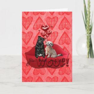Tarjeta Festiva ¡Tarjetas del día de San Valentín - usted me tenía