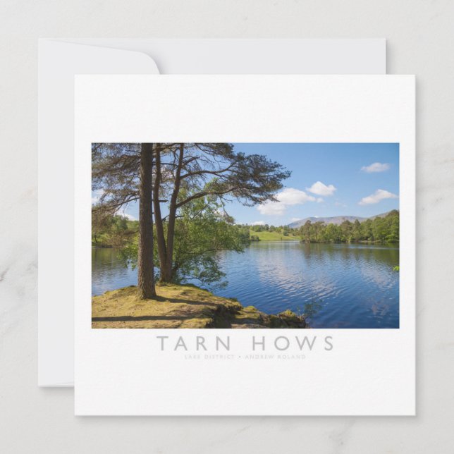 Tarjeta Festiva Tarn Hows (Anverso)