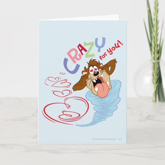 Tarjeta Festiva TAZ™ Loco para ti! (Anverso)