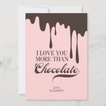 Te Amas Más Que Chocolate Valentine Love Card