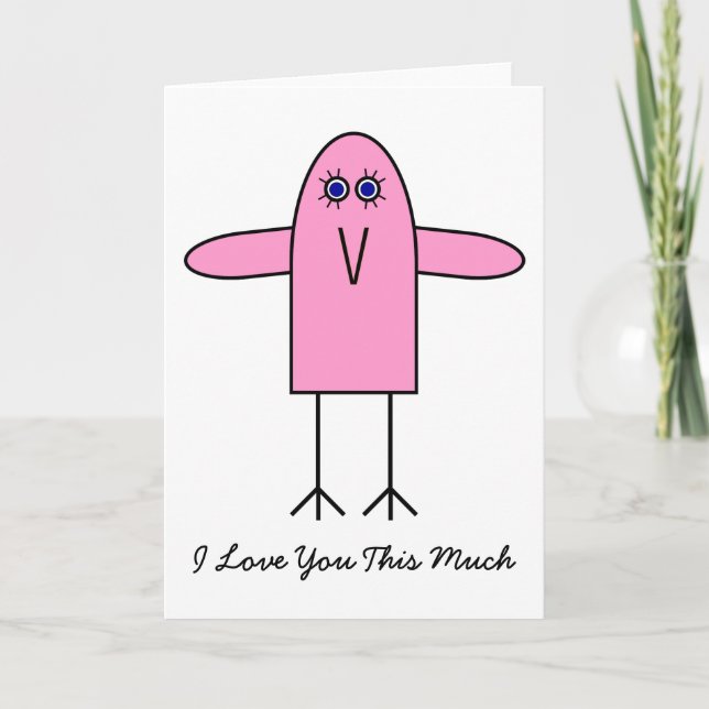 Tarjeta Festiva Te Amas Mucho (Anverso)