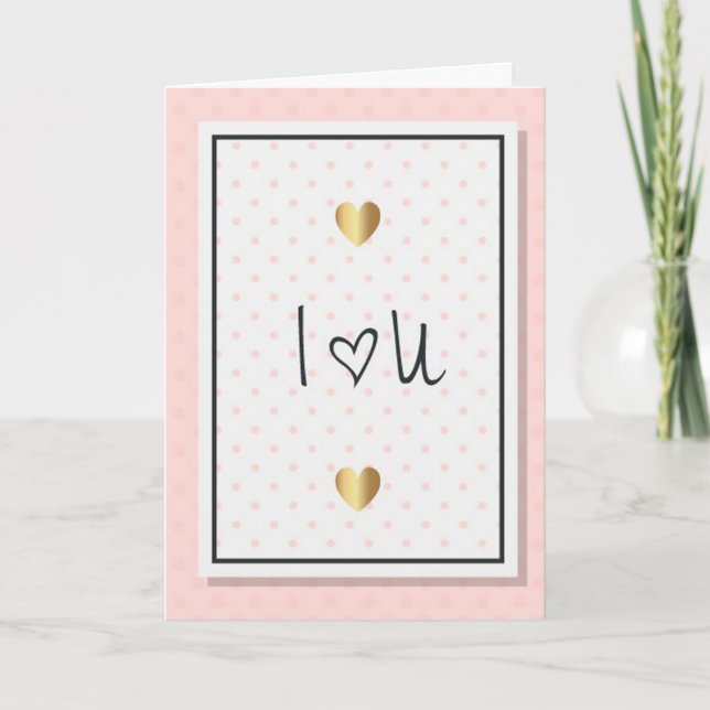 Tarjeta Festiva Te Amo (Anverso)