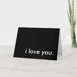 Tarjeta Festiva te amo.