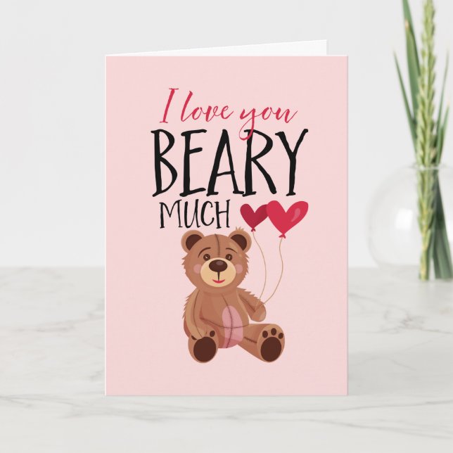 Tarjeta Festiva Te Amo Antes De Mucho Funny El día de San Valentín (Anverso)