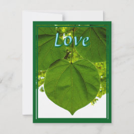 Tarjeta Festiva Te amo como los árboles aman el sol