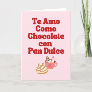 Tarjeta Festiva Te amo como Pan Dulce