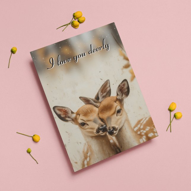 Tarjeta Festiva Te amo con detenimiento (Subido por el creador)