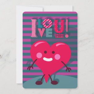 Tarjeta Festiva ¡Te Amo! ¡De Verdad Lo Hago! Tu Personalizar Val