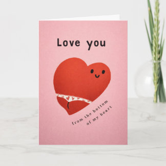 Tarjeta Festiva Te Amo Desde el Fondo de Mi Corazón