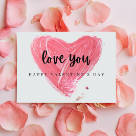 Tarjeta Festiva Te Amo Día de San Valentín