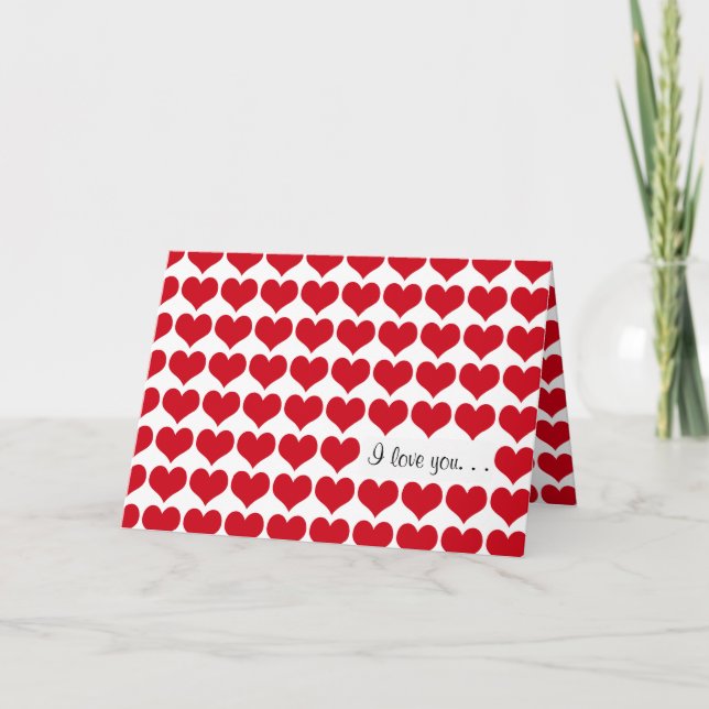 Tarjeta Festiva Te Amo. ... . ~ DÍA DE SAN VALENTÍN (Anverso)