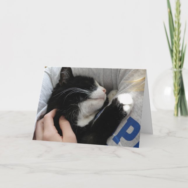 Tarjeta Festiva Te amo este mucho (Anverso)