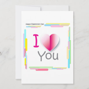 Tarjeta Festiva "¡Te Amo!" - Feliz Día de San Valentín Querida