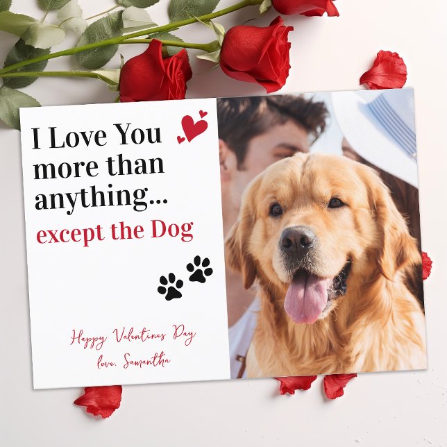 Tarjeta Festiva Te Amo Gracioso Día de San Valentín Personalizado  (Subido por el creador)