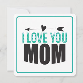 Tarjeta Festiva Te Amo Mamá