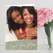 Te amo, mamá Personalizado foto Día de la Madre