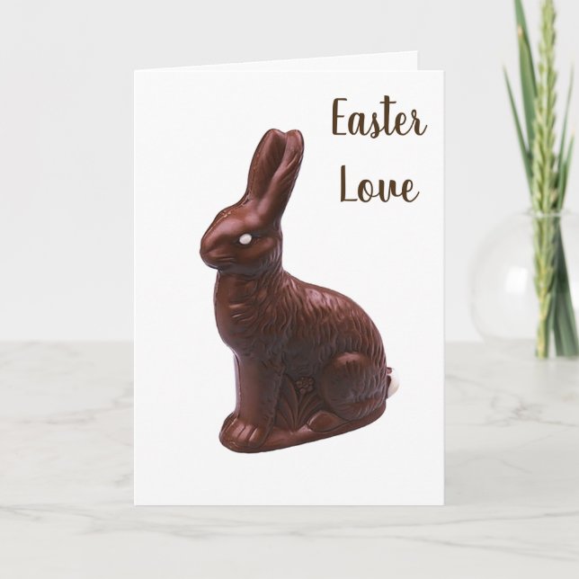 TARJETA FESTIVA **TE AMO MÁS QUE CHOCOLATE** AMOR MÁS FÁCIL (Anverso)