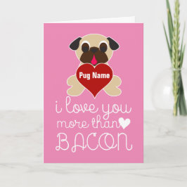 Tarjeta Festiva Te amo más que corazón adaptable del barro amasado