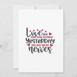 Tarjeta Festiva Te Amo Más Tipografía Limpia