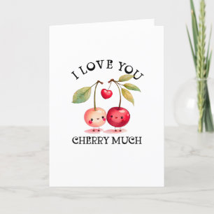 Tarjeta Festiva Te Amo Mucho Día de San Valentín