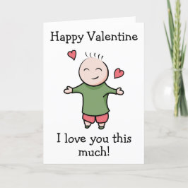 Tarjeta Festiva Te Amo Mucho San Valentín