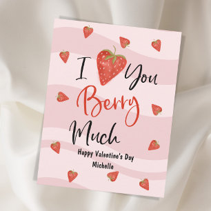 Tarjeta Festiva Te Amo Mucho San Valentín Corazón Cita 