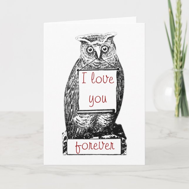 Tarjeta Festiva Te amo para siempre (Anverso)