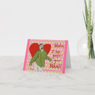 Tarjeta Festiva Te amo para sus CEREBROS